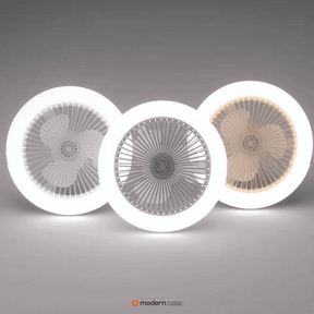 Luminária Com Ventilador e Luz De Teto Com Controle