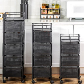 Suporte giratório de armazenamento para cozinha multifuncional 360°