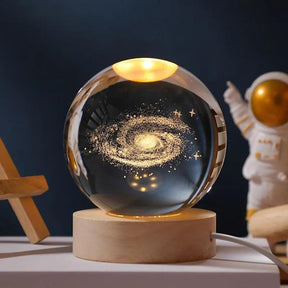 Luminária de Mesa Decorativa Sistema Solar 3D
